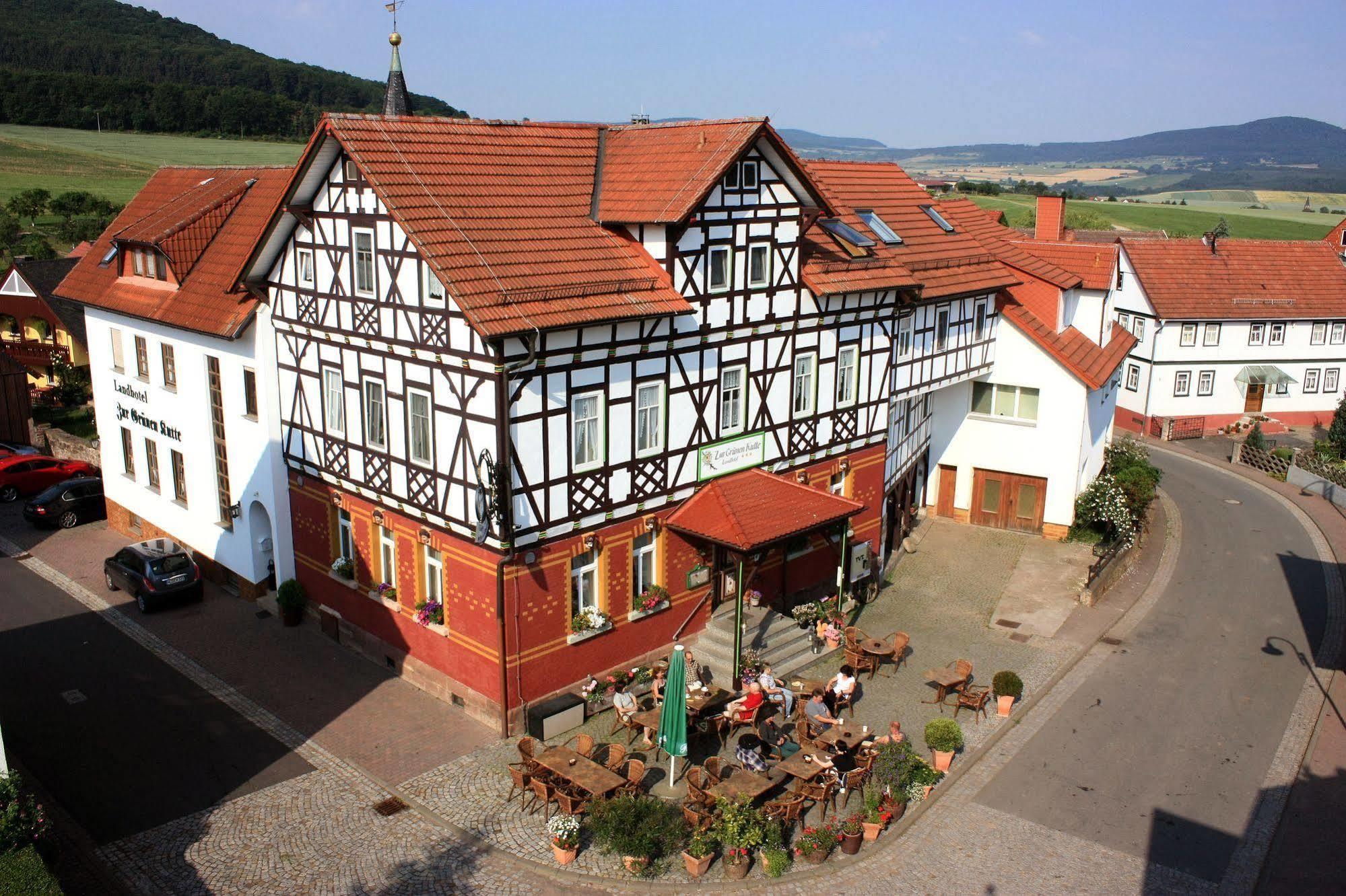 Landhotel Zur Gruenen Kutte Bernshausen ภายนอก รูปภาพ